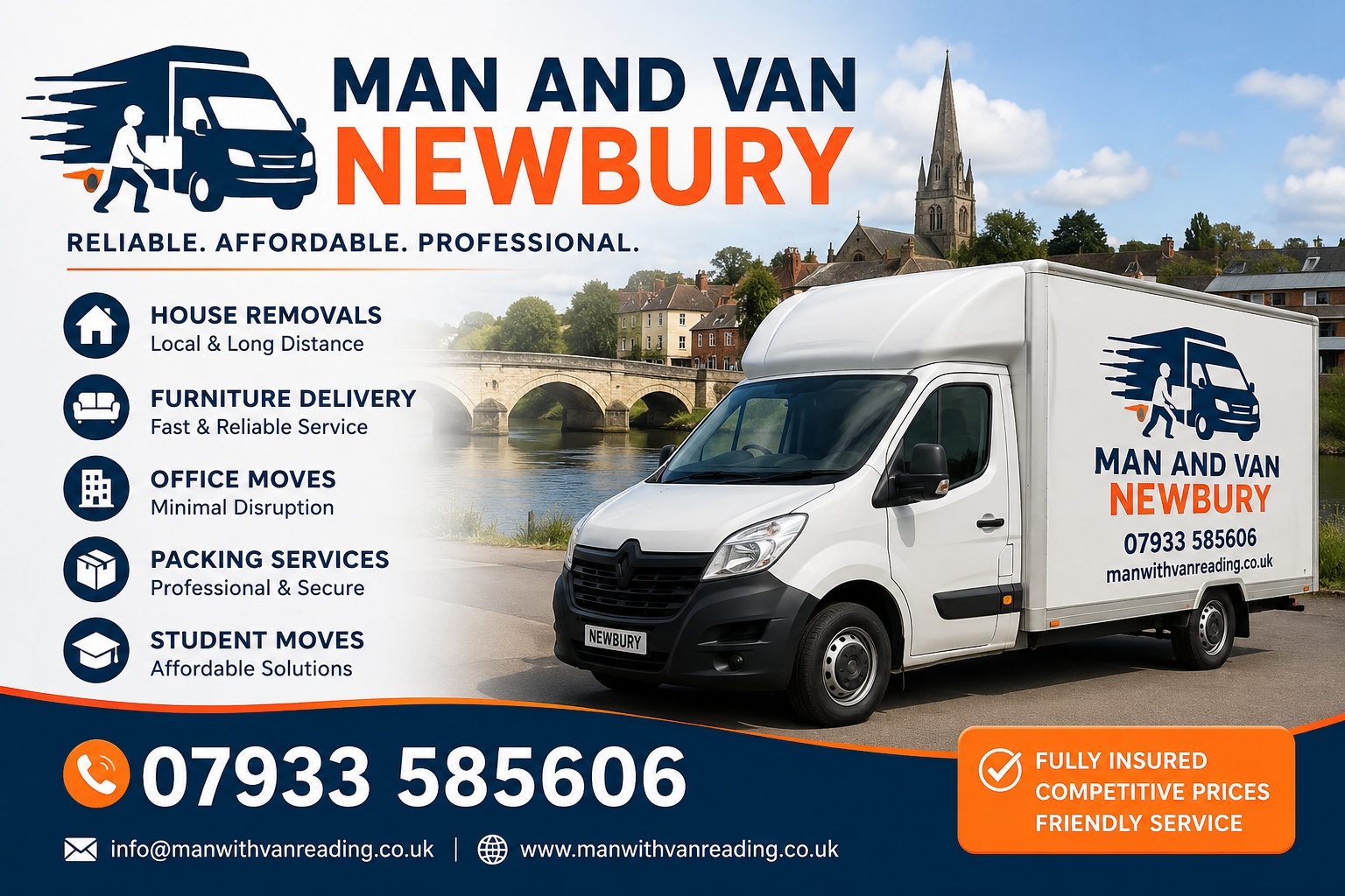 Man and Van Newbury House Removals Furniture Delivery Office Moves